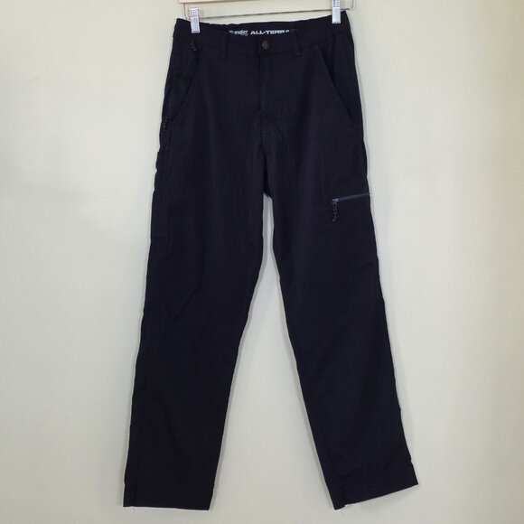 Wrangler All Terrain Pants Mens 30x32 Black Rip Stop No Fly Zone Tech Utility - Picture 16 of 16